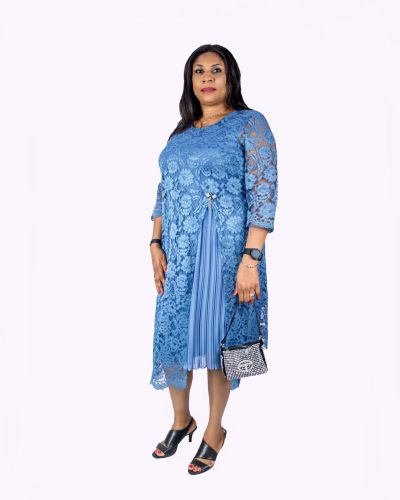Blue Lace Dress
