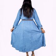 Denim Button Down Dress