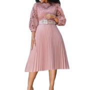 Onion Pleated Dress - Office Wears in Lagos Nigeria
