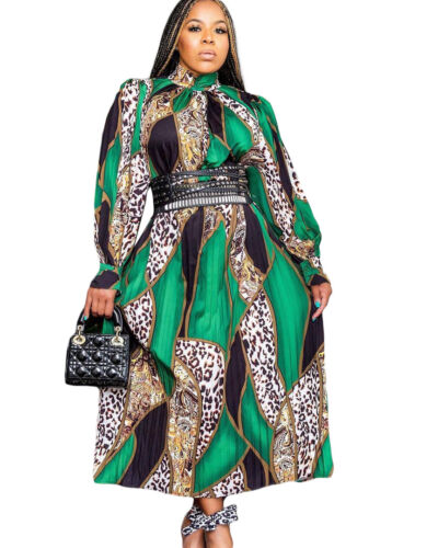 Print Midi Dress