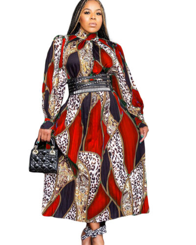 Print Midi Dress