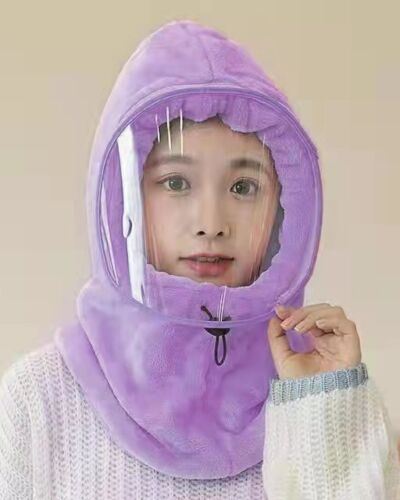 Winter Head Warmer with Glass Cover
